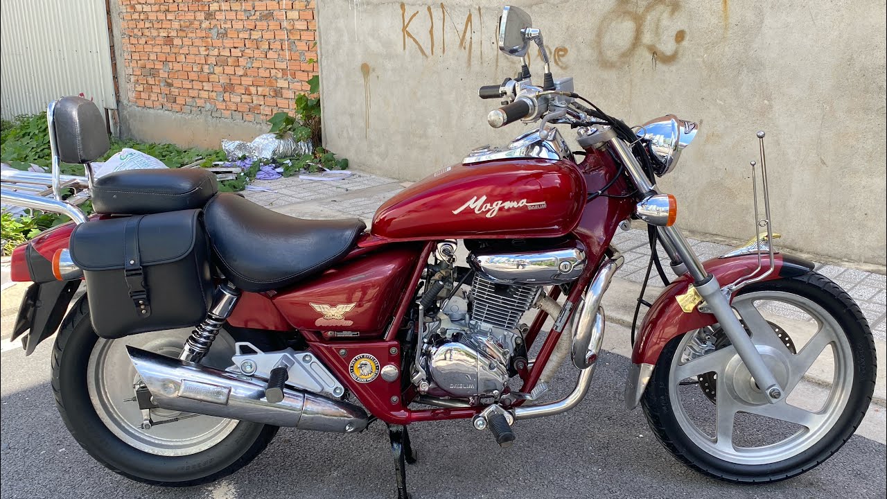 Mới về Moto Daelim Magma 125cc màu đỏ xe nhập thùng Hàn Quốc giá rẻ bao Ship Lh 0369669659 Tuấn Moto