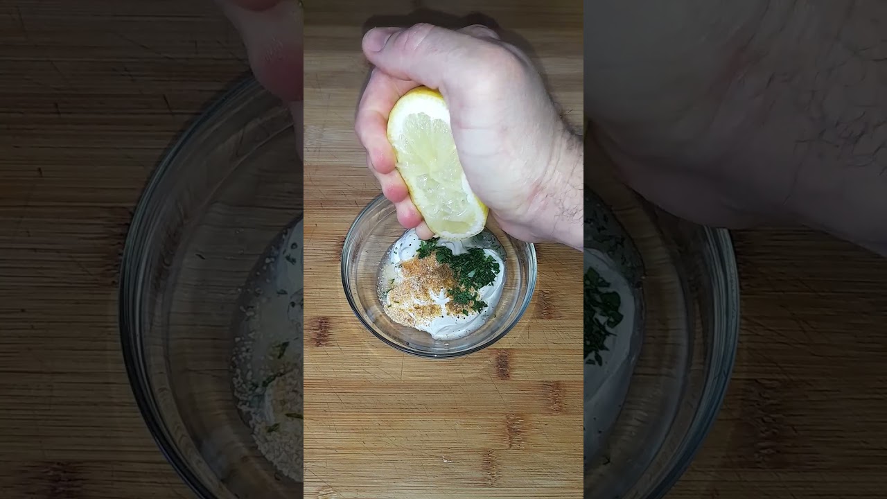 Salsa de yogur para kebab (salsa blanca)#shorts