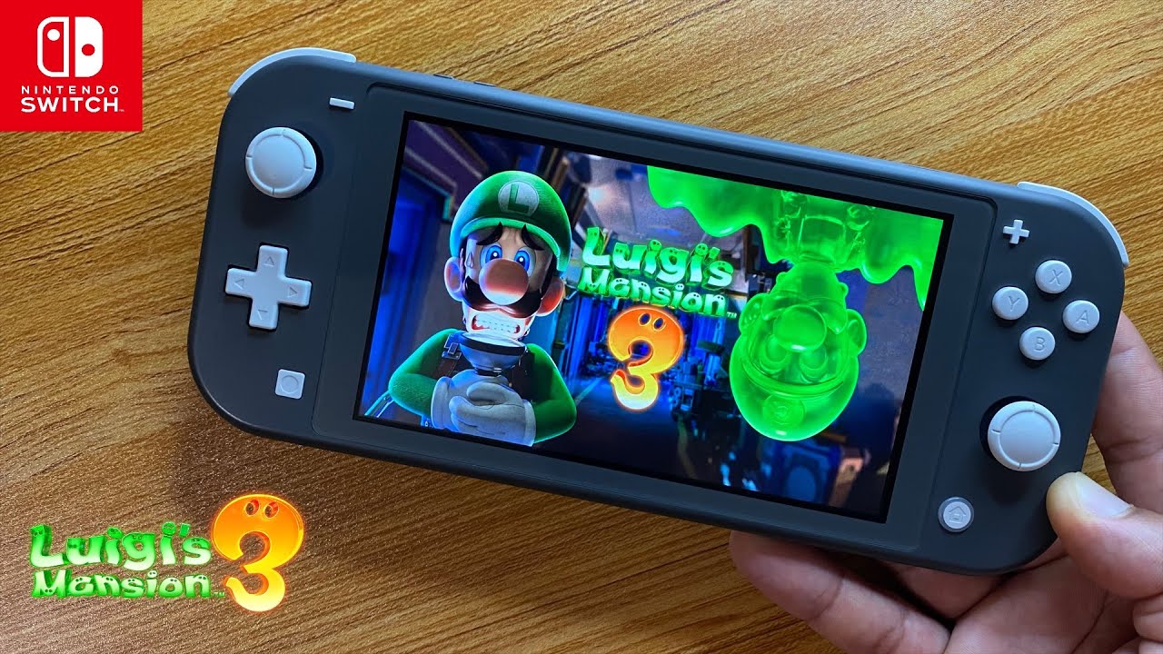 Luigi’s Mansion 3 Nintendo Switch Lite Gameplay