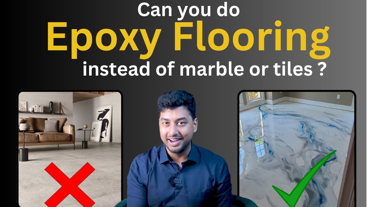 Is Epoxy Flooring for Homes then tile or marble flooring? Pros, Cons, Must-Know Tips & Price etc🏠