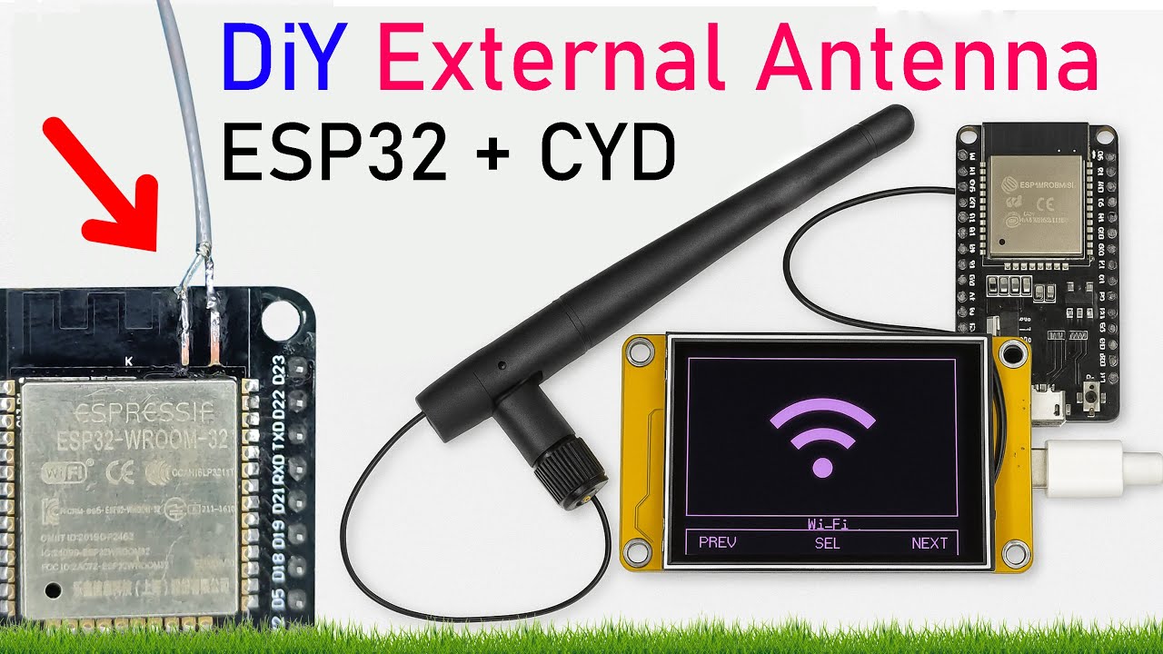 How to Add an External Antenna to ESP32 & CYD | DIY Wi-Fi Range Booster | Solder a External Antenna