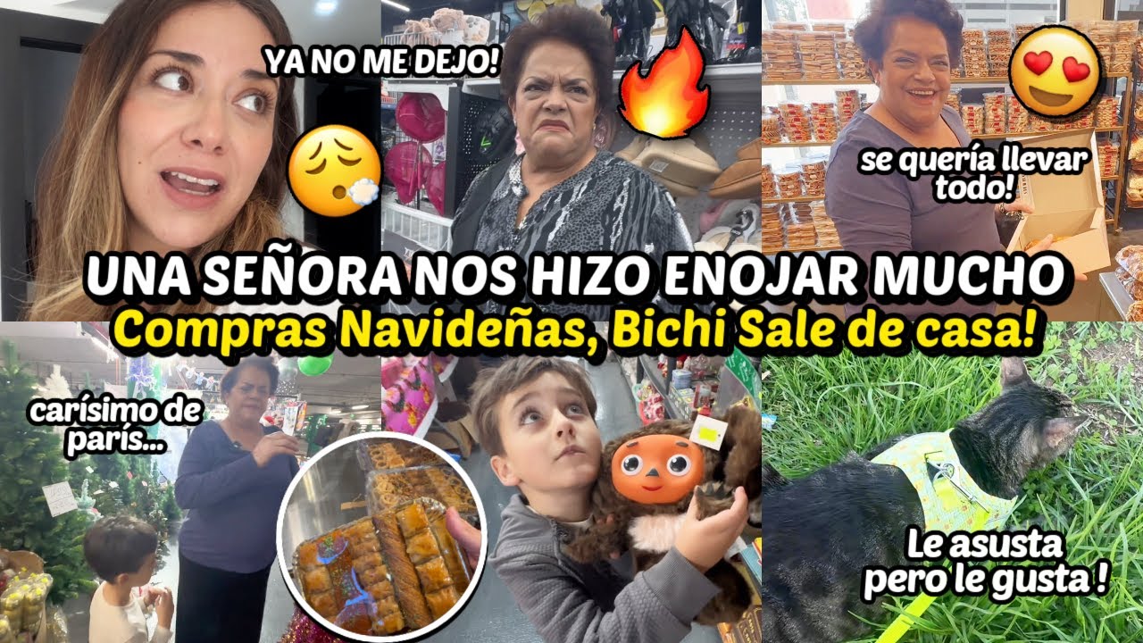 Esto nos PASÓ en la TIENDA 😡 | Vamos de SHOPPING para NAVIDAD | Emocionada en la PANADERÍA 😅