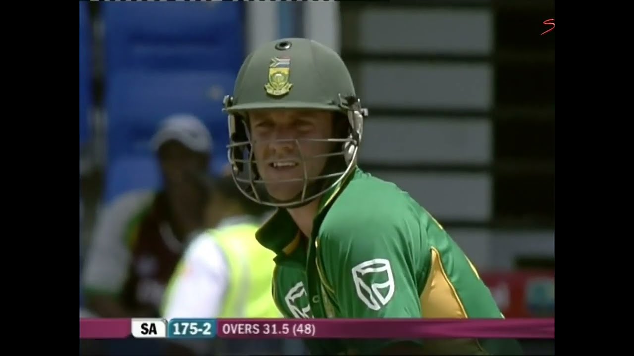 Ab Devilliers 102 vs West Indies 1st Odi 2010 at Antigua