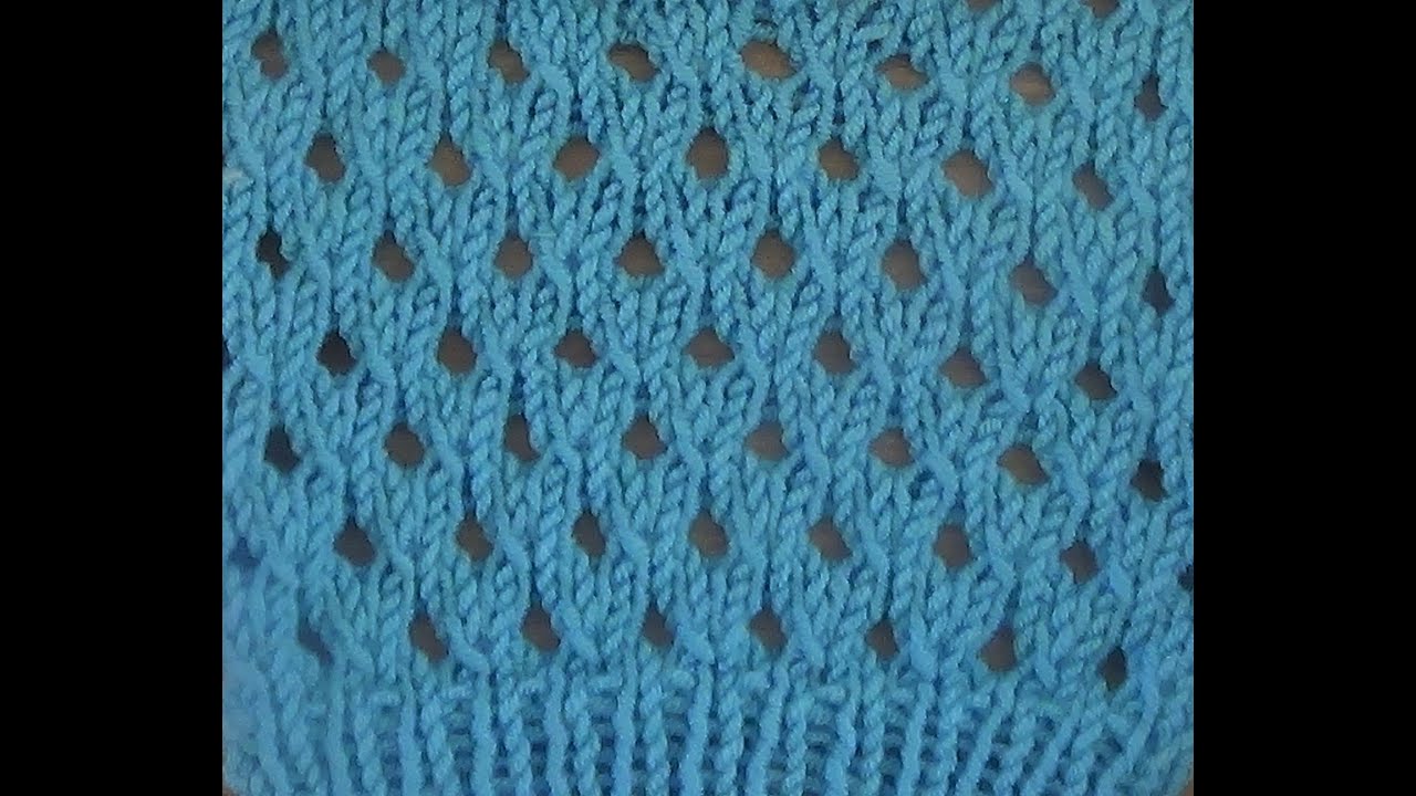 Knitting Pattern * Knitting Lace Stitch-pretty  *