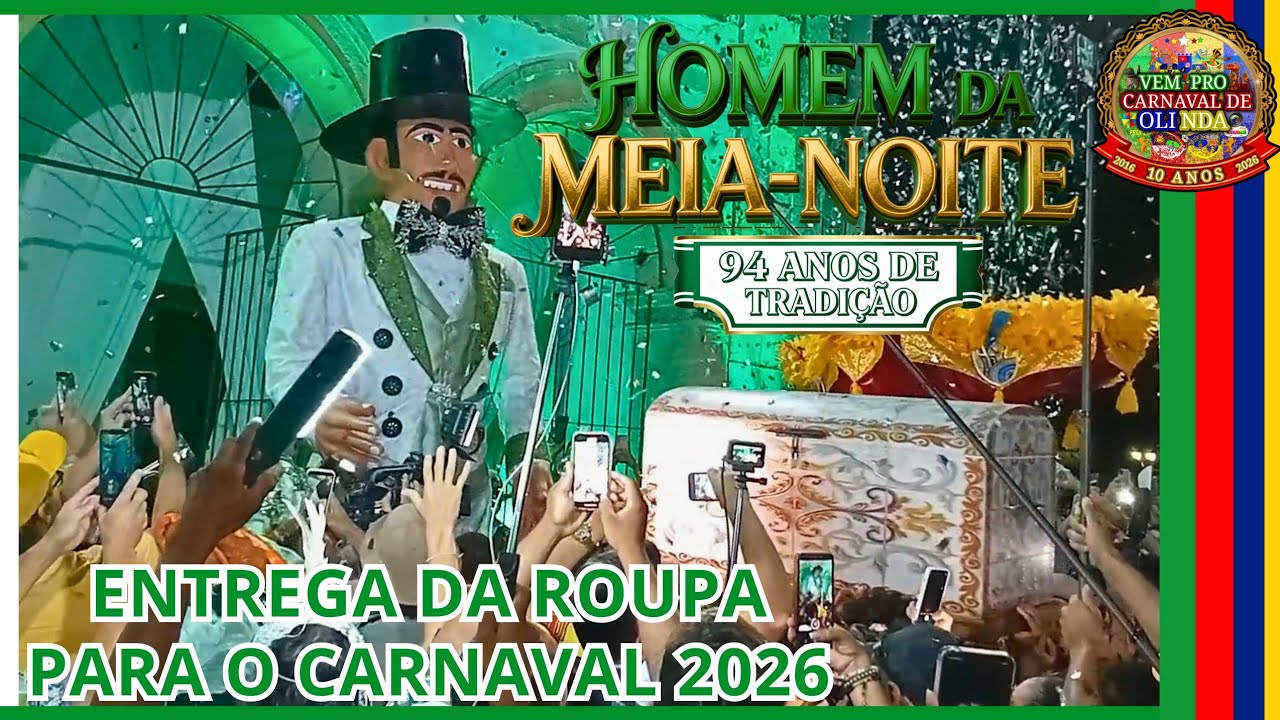🎭 HOMEM DA MEIA-NOITE: A Entrega da Roupa para o Carnaval 2026! (94 Anos de Tradição)