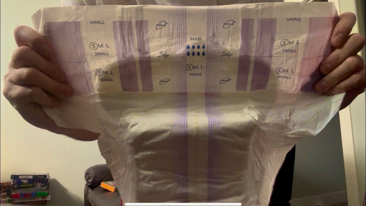 Tena Maxi Plastic Backed Review