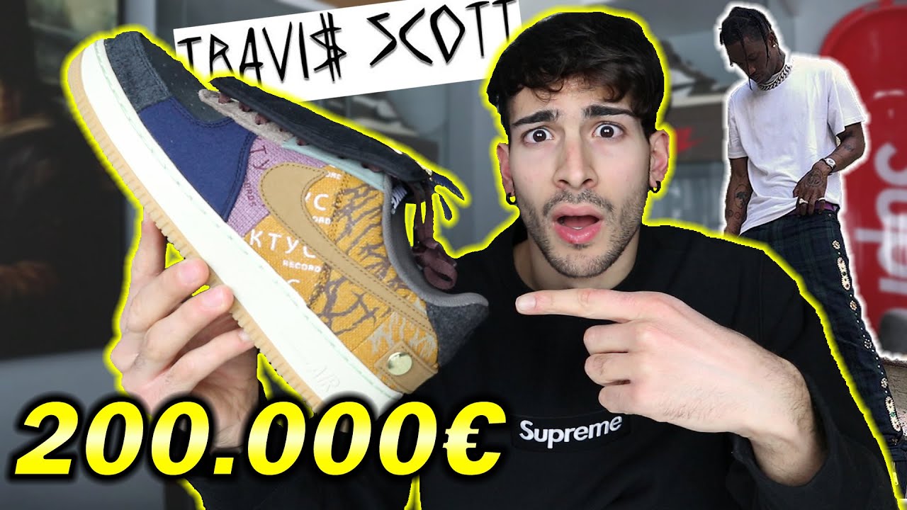 HO COMPRATO LE NUOVE AIR FORCE TRAVIS SCOTT VENDUTE A 200.000€ *UNBOXING*