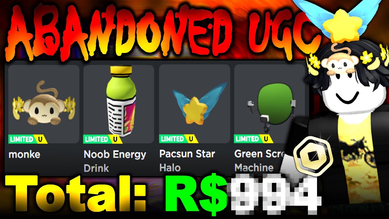 How Much ROBUX Can I Make From Abandoned UGC Limited EVENTS!?