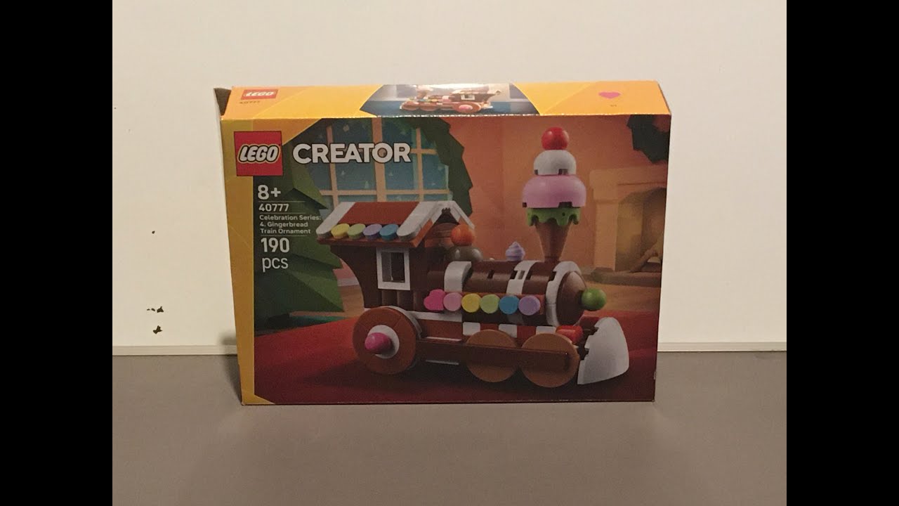 Opening the Lego Creator Celebration Series: Gingerbread Train Ornament 2025 set 40777!