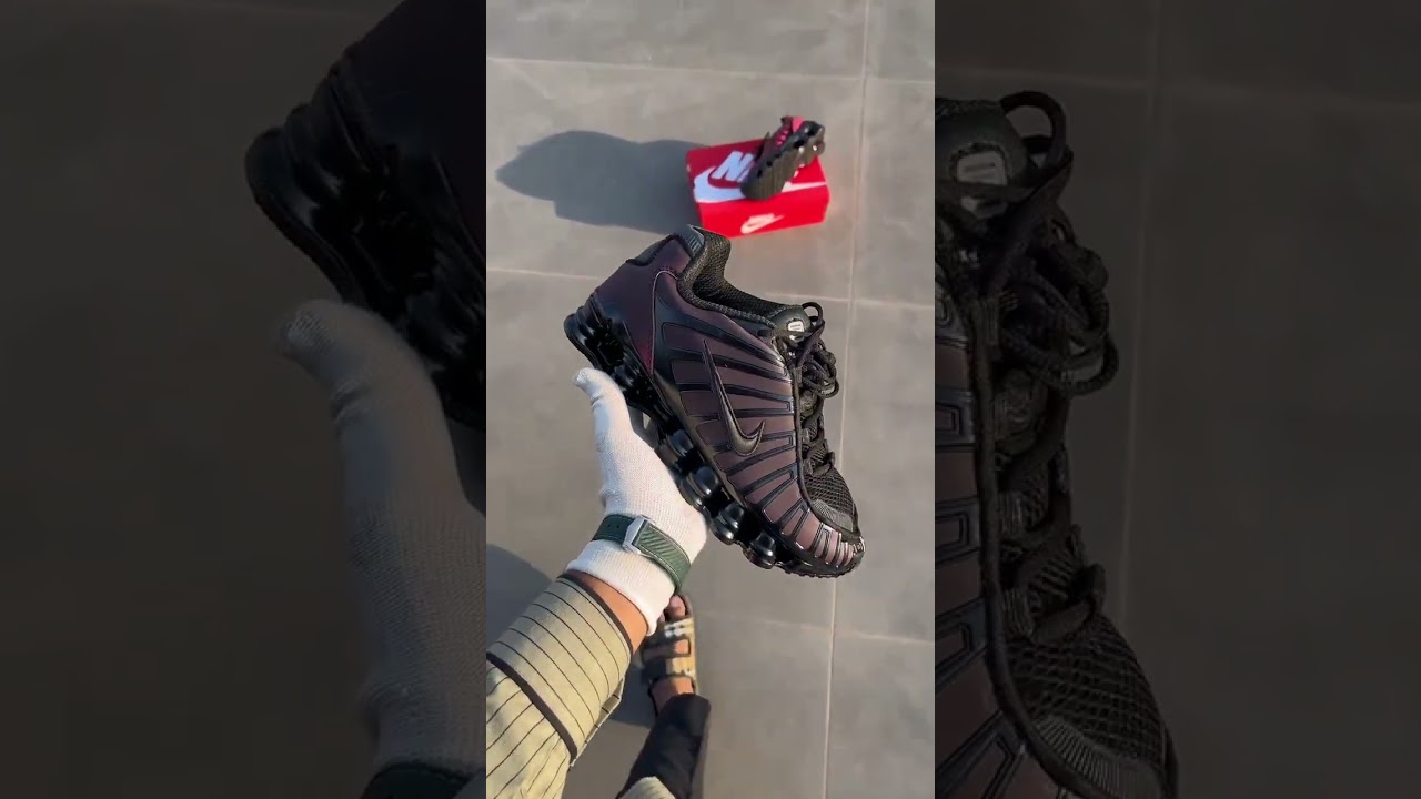 Nikee shox TL Black Red Thermal colour change **Quality:-  Premium Quality  Guaranteed⚡