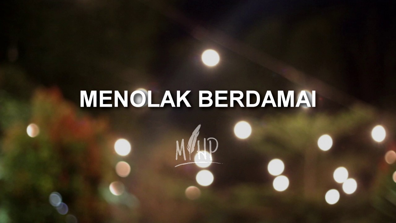 Puisi Menolak berdamai karya MIHP