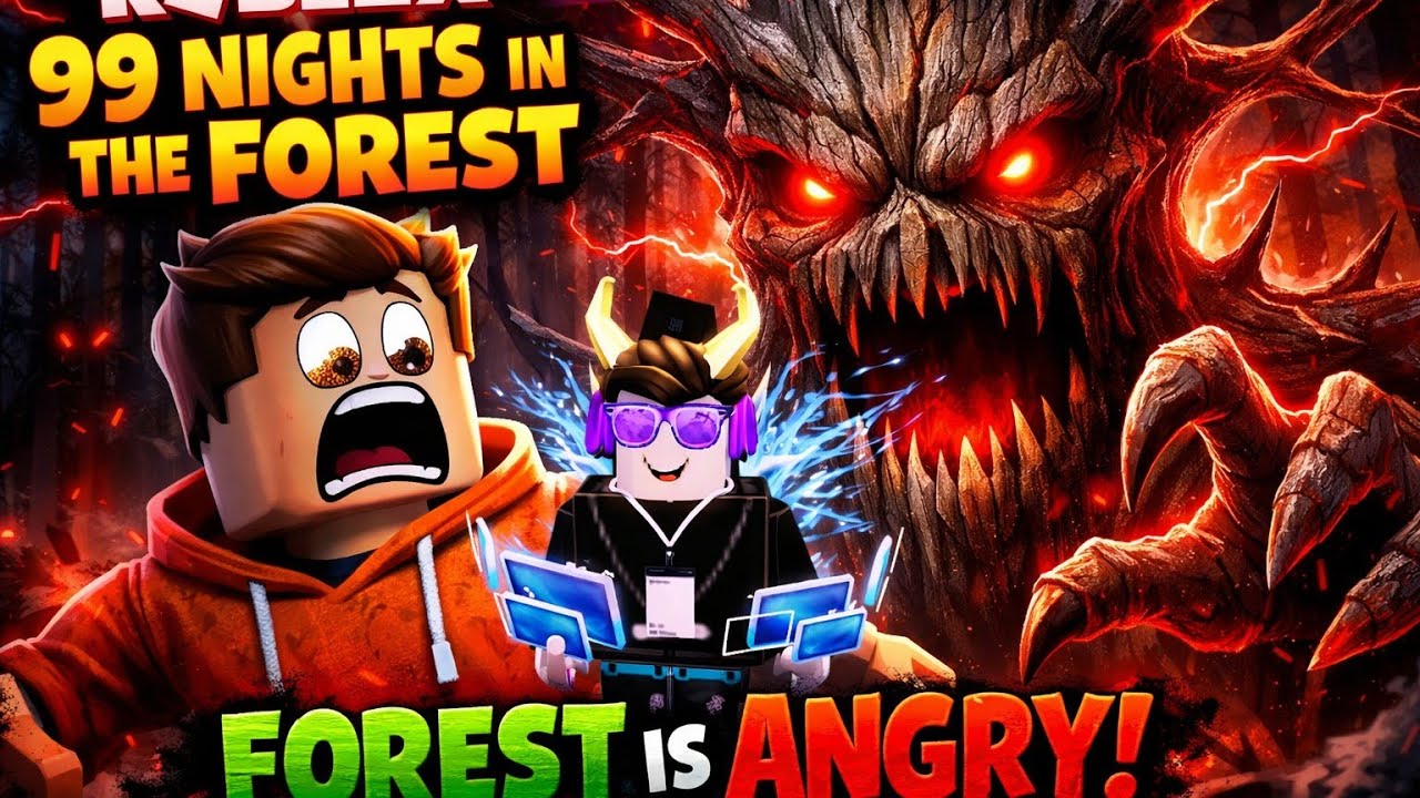 99 Nights in the forest I the forest is angry gameplay