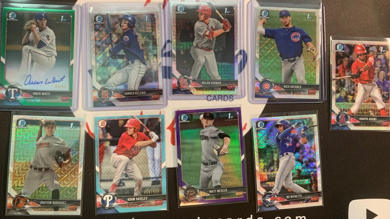 2018 Bowman Draft Asia Edition Box 1 & 2
