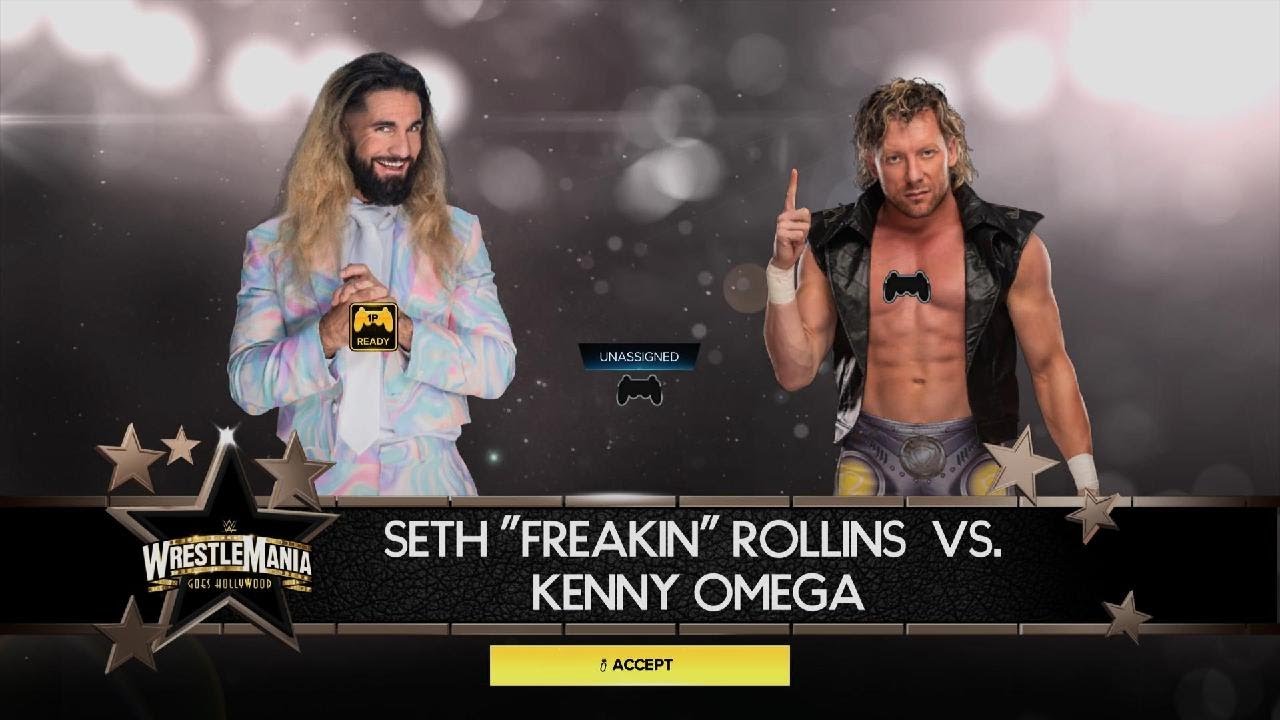 Seth Rollins vs Kenny Omega
