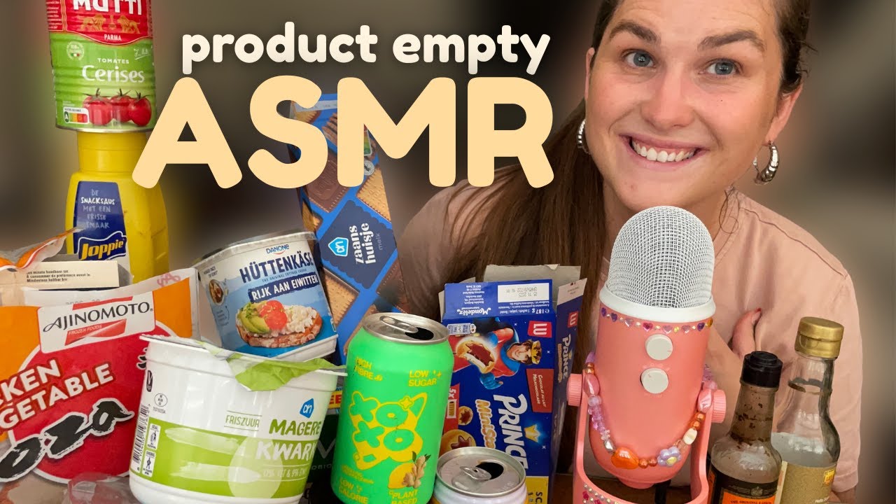 ASMR Product Empty Video 🥜🥫🍪  Tapping & Scratching on Packaging ✨   Part 3 🌲