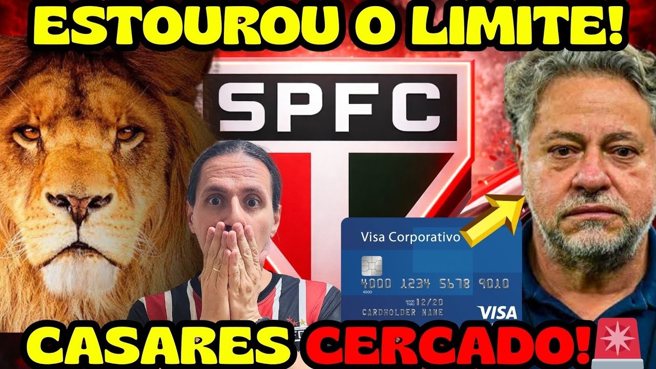 🚨 R$500 MIL no cartão do SPFC? 😱 Casares na mira da Receita!