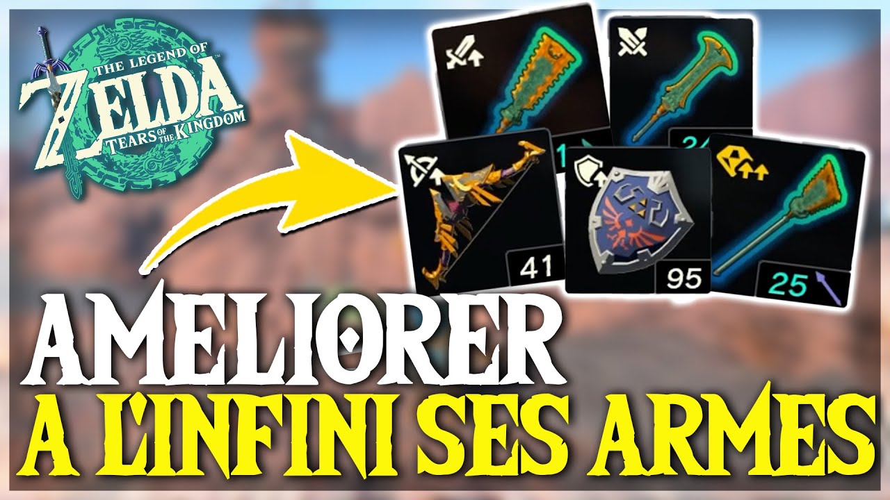 Comment AMÉLIORER ses ARMES à l'INFINI dans Zelda Tears of the Kingdom - GLITCH ZELDA TOTK