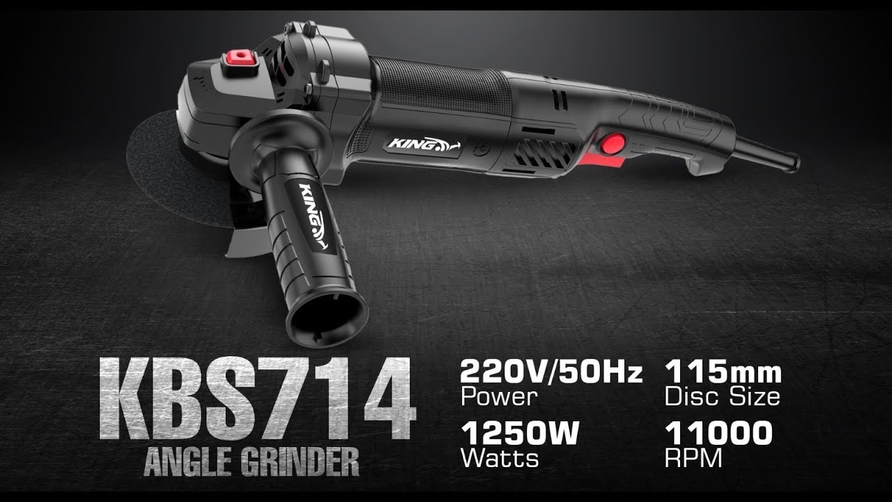 KBS-714 | Angle Grinder | Heavy Duty Grinder | 6 months warranty | Black series | Kingpowertools
