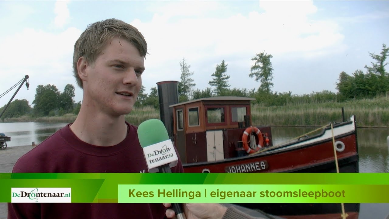 Kees Hellinga over stoomboot Johannes bij Mechanisch Erfgoed Centrum in Dronten