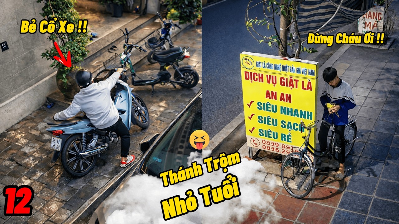 Tình Huống Hài Hước Khi Các Siêu Trộm Nhí Hành Nghề Ngày Giáp Tết / Vui An Ninh VN