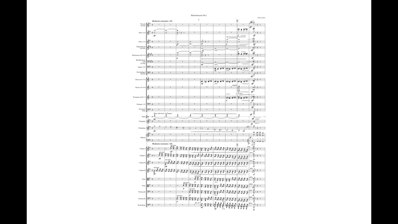 Zara Levina - Piano Concerto No. 2 (Lettberg)