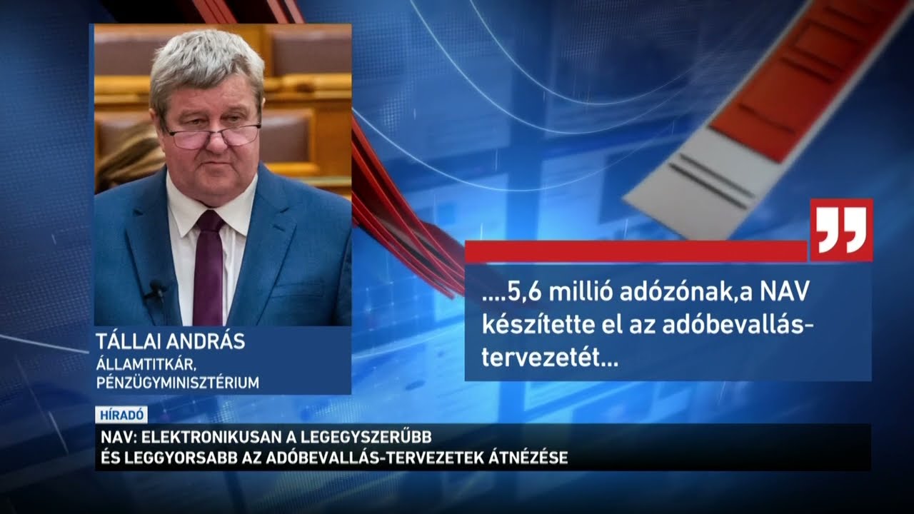 Online a legegyszerűbb &eacute;s leggyorsabb az ad&oacute;bevall&aacute;s tervezetek &aacute;tn&eacute;z&eacute;se