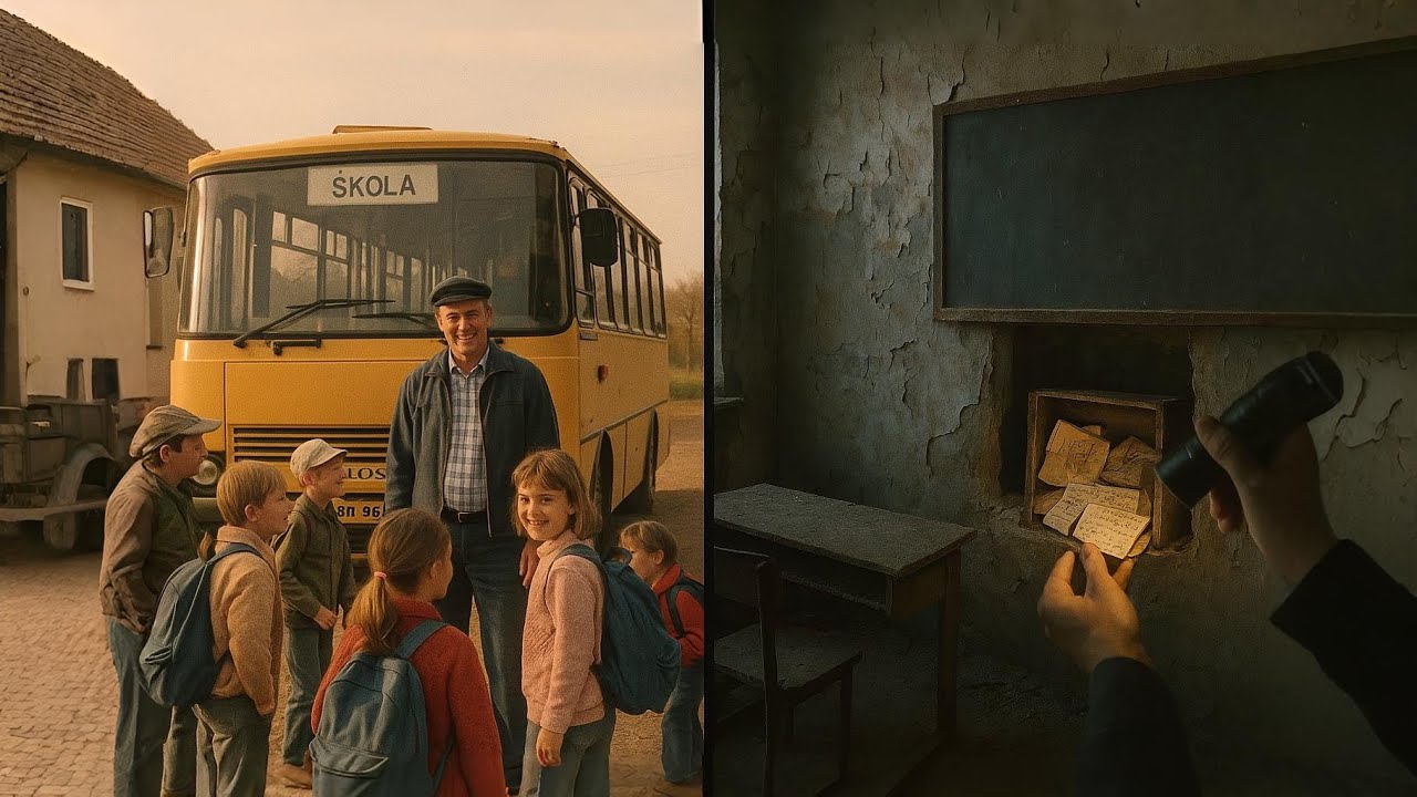 Řidič školního autobusu zmizel s dětmi 1987 — po letech byla za tabulí nalezena krabice s vzkazy…