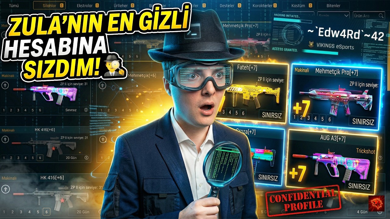 ZULA'NIN EN GİZLİ HESABINA SIZDIM! 🕵️&zwj;♂️ (BU ENVANTER GER&Ccedil;EK Mİ?)
