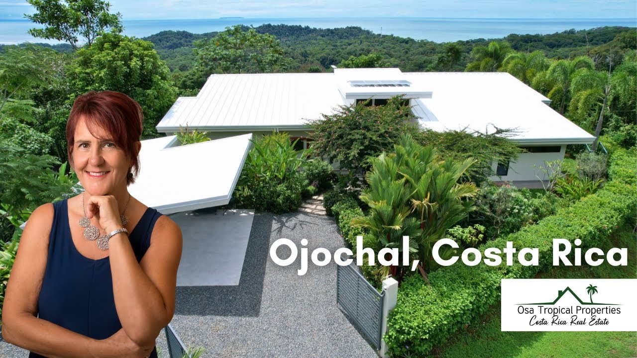 A Beautiful 4 Bedroom Luxury House Tour | Ojochal, Costa Rica