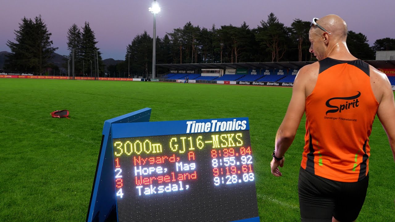 9:28 på 3000 meter og ny personlig rekord