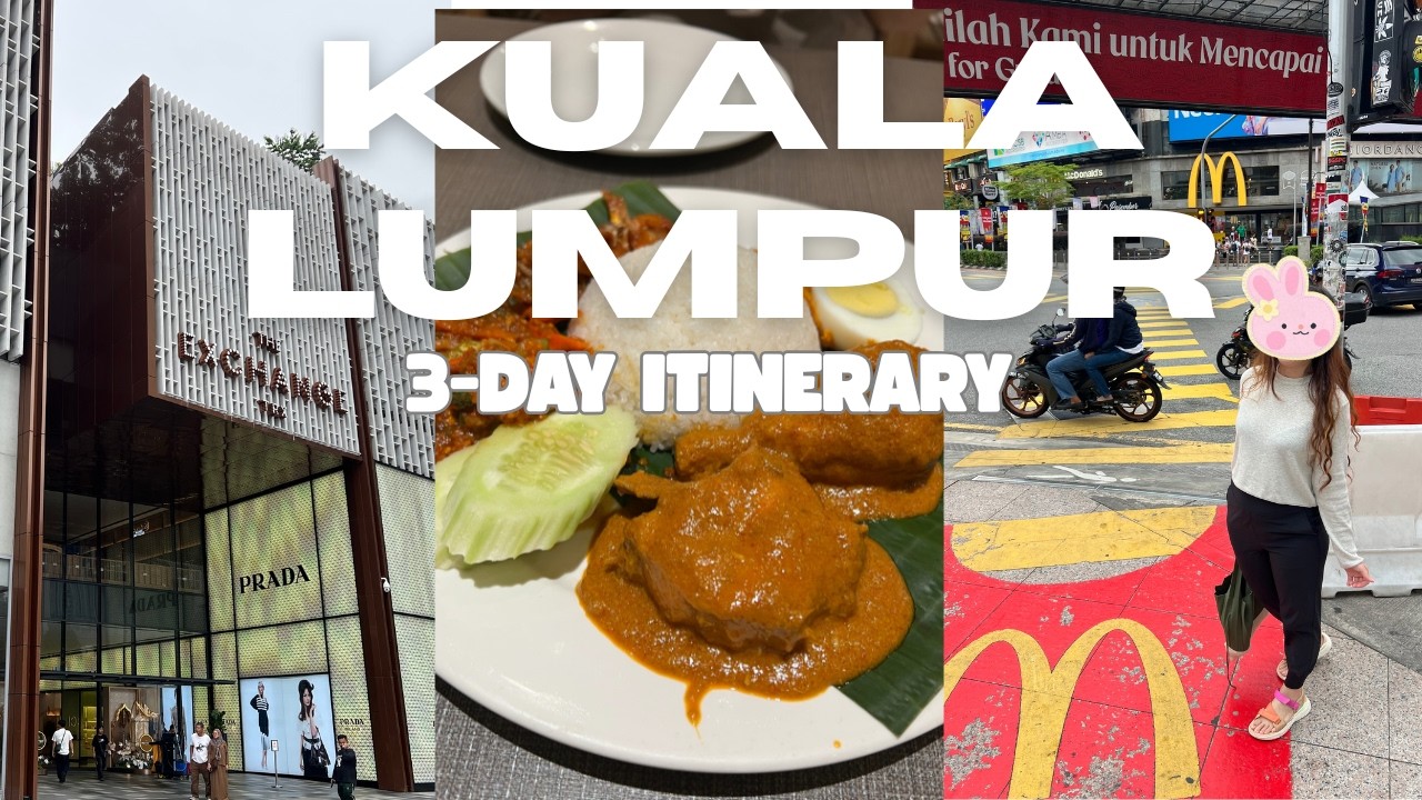 3 Days in Kuala Lumpur 2025 | Malaysian Food, Street Market & Hidden Gems | KL Travel Vlog