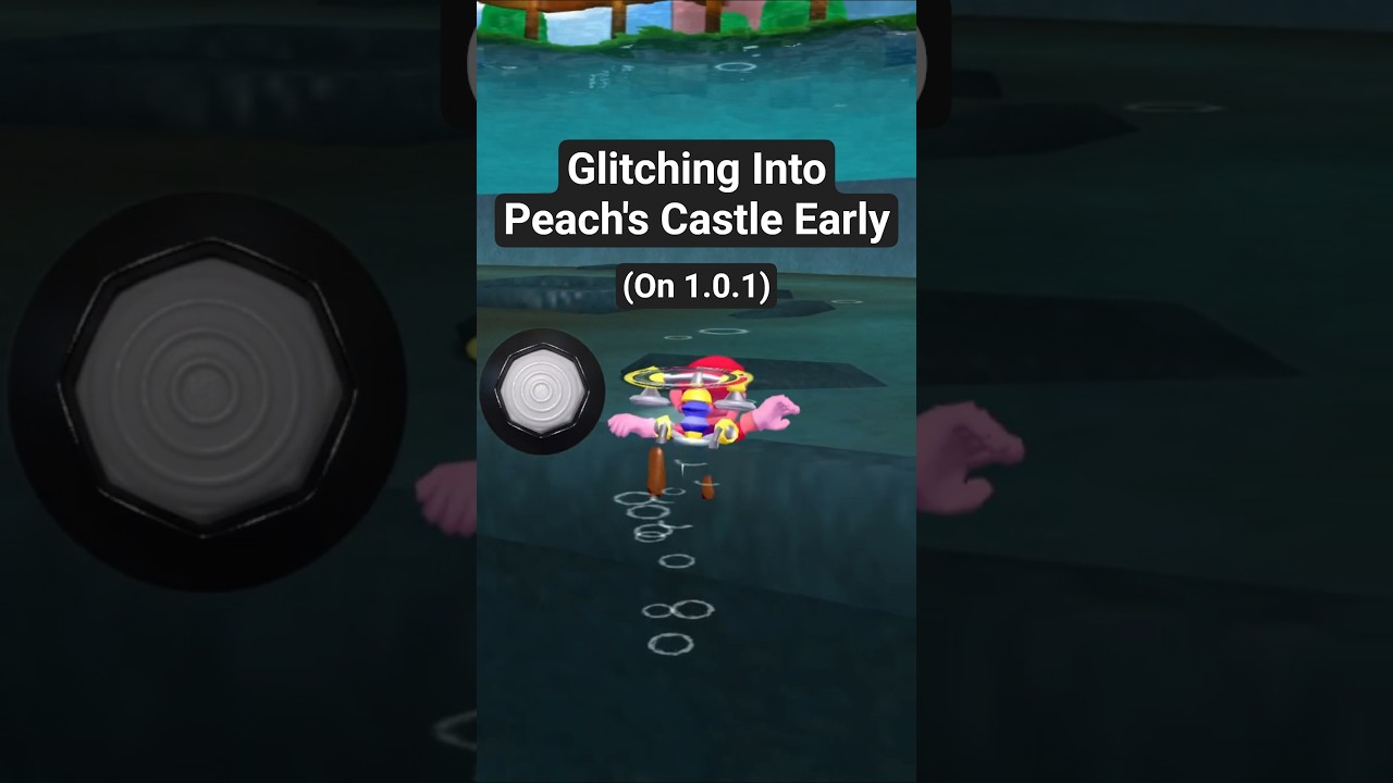 Glitching Into Peach's Castle Early (On Early Versions) #supermarioeclipse #particularspaghetti
