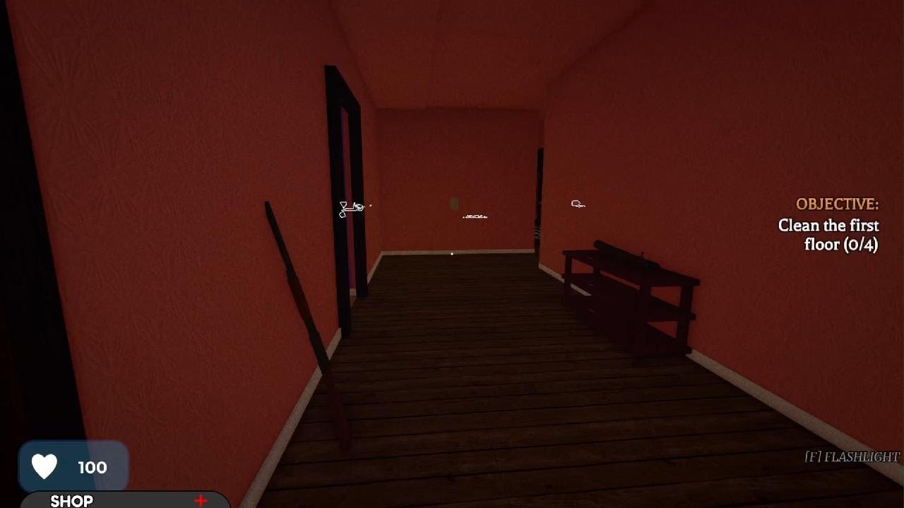 Playing the Roblox game Simpsons horror