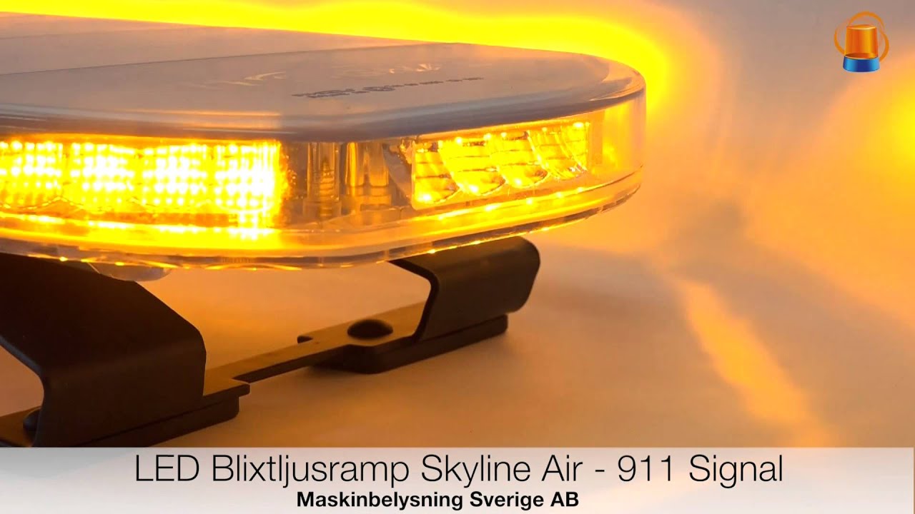 Skyline Air LED Blixtljusramp från 911 Signal hos Maskinbelysning