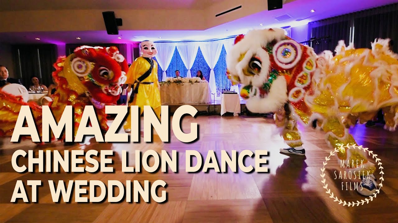 AMAZING CHINESE LION DANCE at a weddding reception | Plaza Rive-Sud, LaPrairie