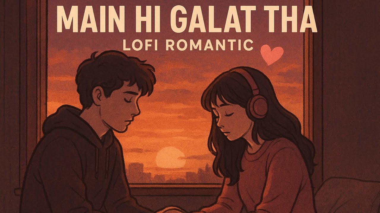 Main Hi Galat Tha - Best Mind Relax Lo-Fi Mashup Romantic 💖 Hindi Song|Slowed+Reverb