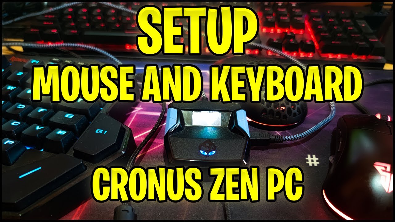 Как настроить мышь и клавиатуру на ПК Cronus Zen