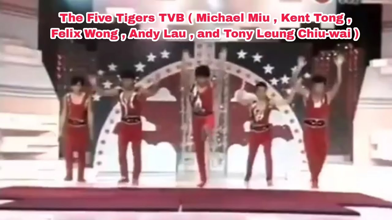 The Five Tigers TVB ( Michael Miu , Kent Tong , Felix Wong , Andy Lau , and Tony Leung Chiu-wai )