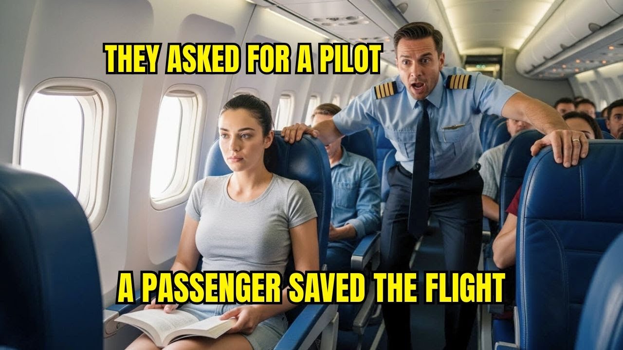 She Sat Quietly in Seat 8A Until the Pilot Collapsed at 30,000 Feet