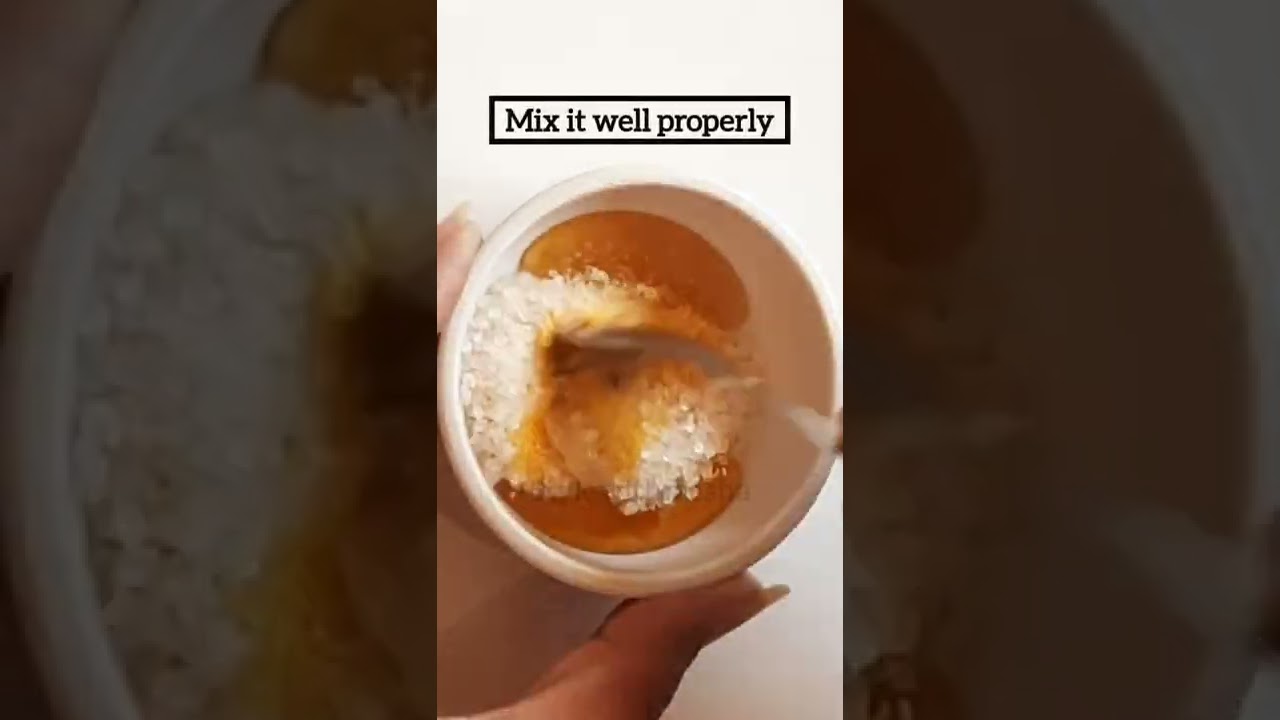DIY SCRUB FOR GLOWING SKIN💯❤️ 