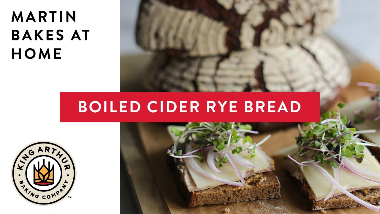 Boiled Cider Rye Bread - Martin Bakes at Home