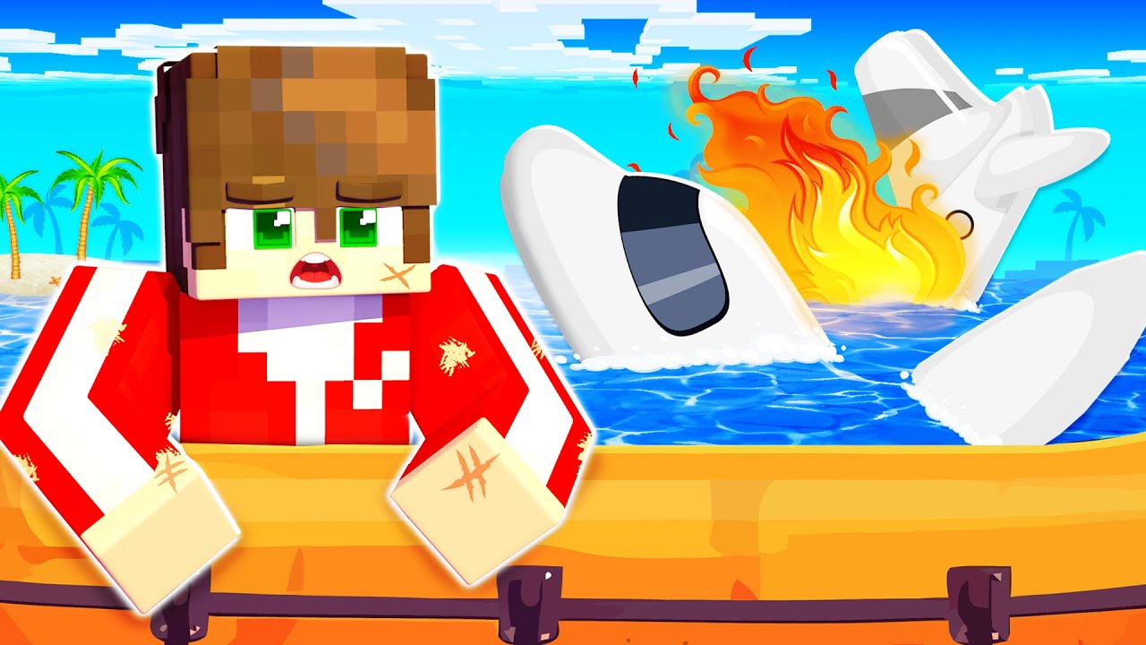 ΕΠΕΣΕ ΤΟ ΑΕΡΟΠΛΑΝΟ ΜΑΣ στο MINECRAFT;!