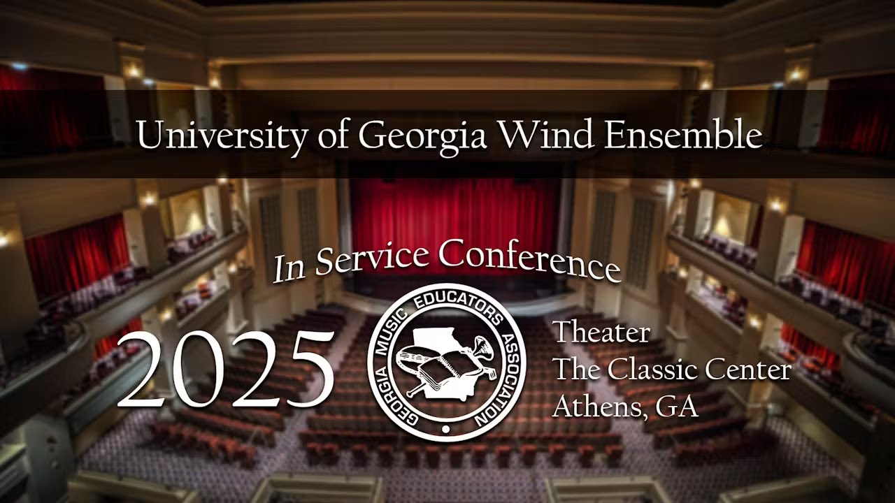 University of Georgia Wind Ensemble 2025 GMEA Performance