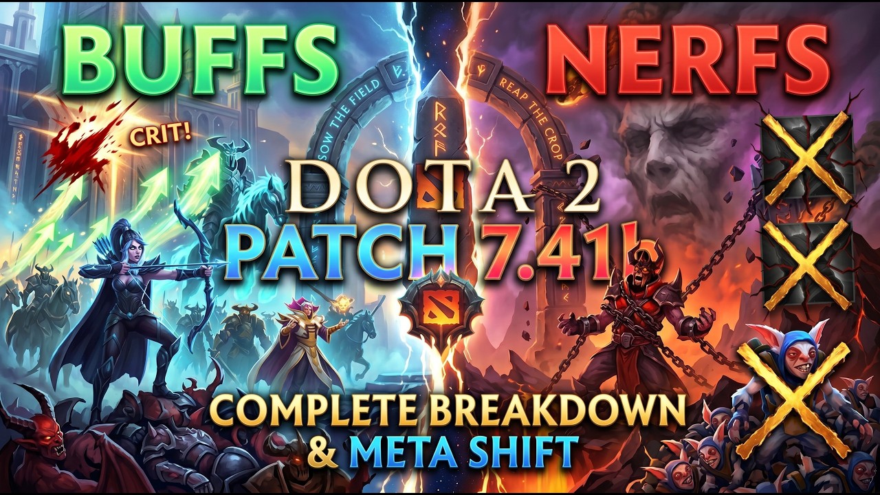 Dota 2 Patch 7.41b Analysis: The New Meta & Top Hero Changes