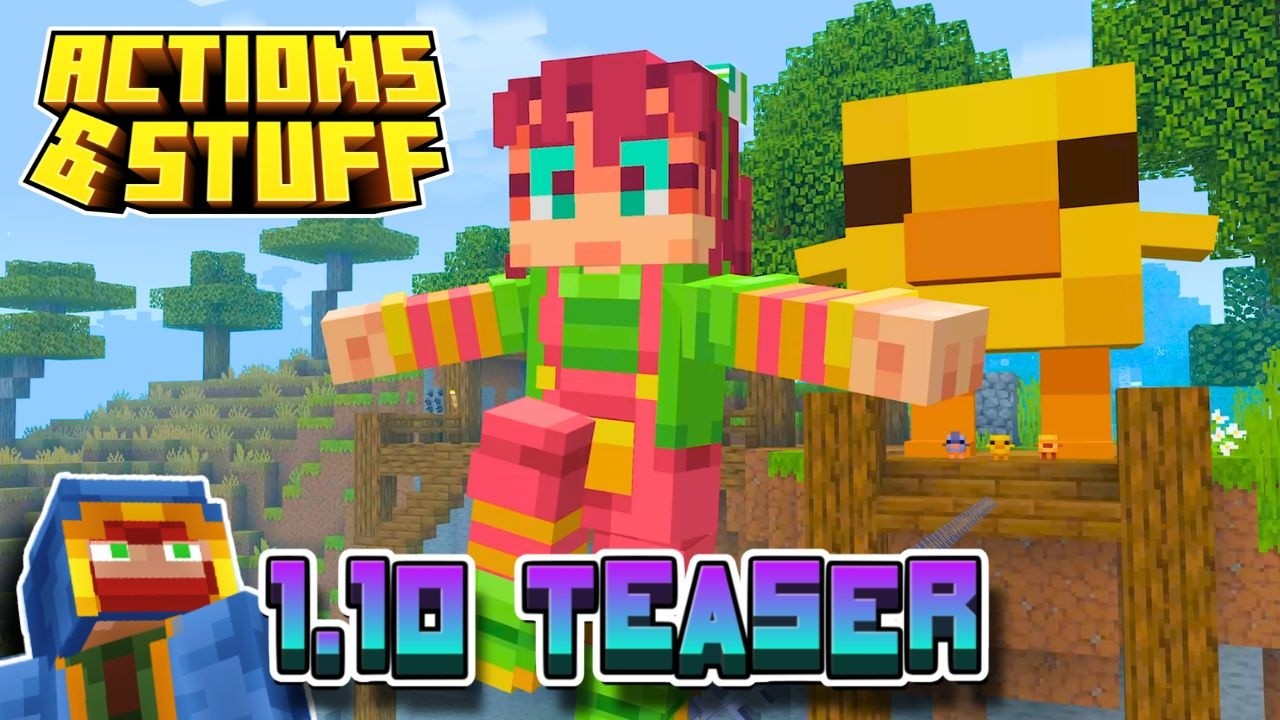 СОВЕРШЕННО НОВЫЙ ТИЗЕР! Разбор и обзор трейлера Actions and Stuff 1.10.