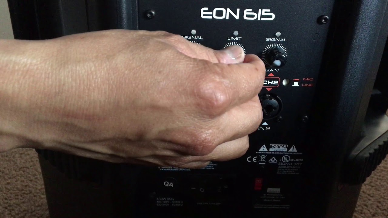 JBL Eon 615 para los eventos