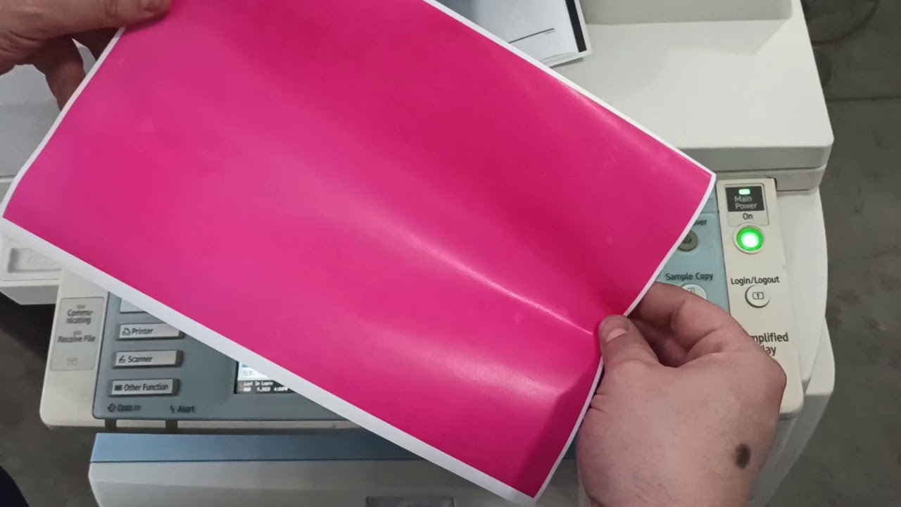 Como tirar os testes chapados mas Ricoh MPC2050, 2051,2550