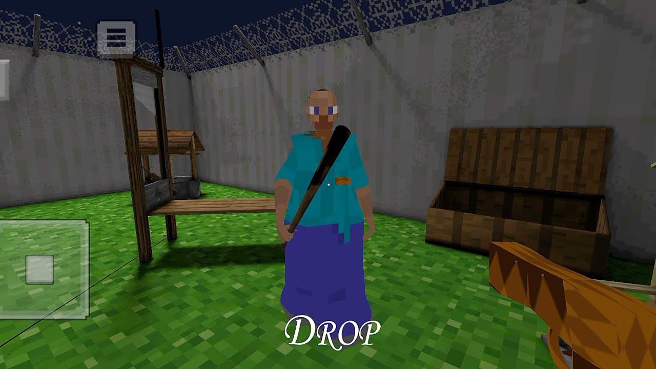 PLAYING AS GRANNY IN GRANNY MINECRAFT V1.9 | GAME MODE MENU |
