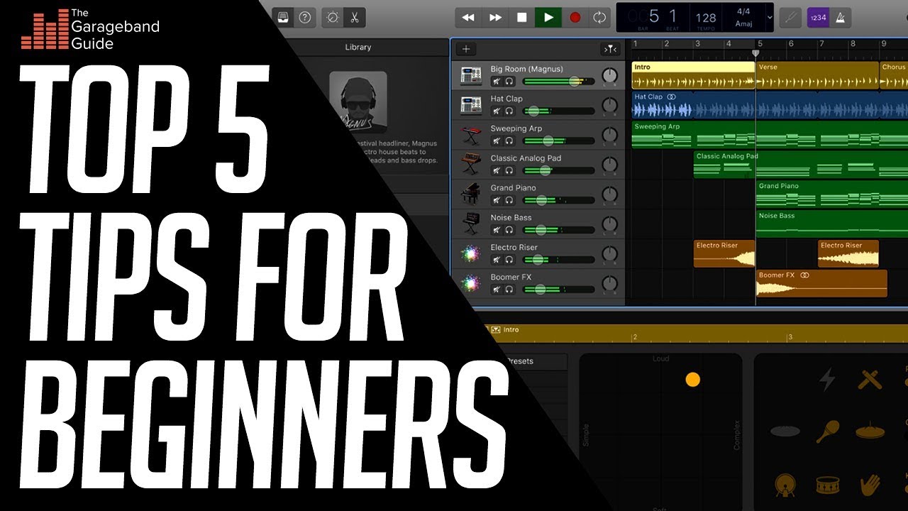 Учебное пособие по GarageBand для начинающих