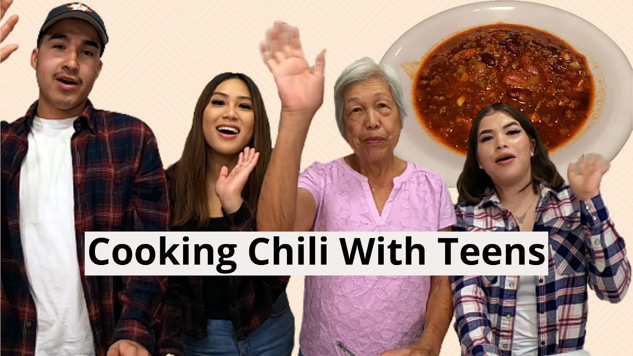 Cooking Chili With Teens 🥣🧅🫑 | Delicious Recipe
